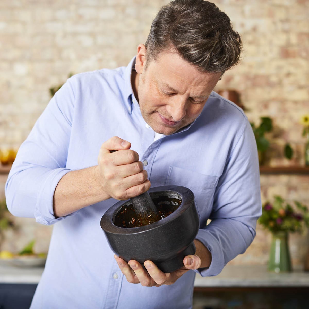 Jamie Oliver, morter 14,5cm granitt